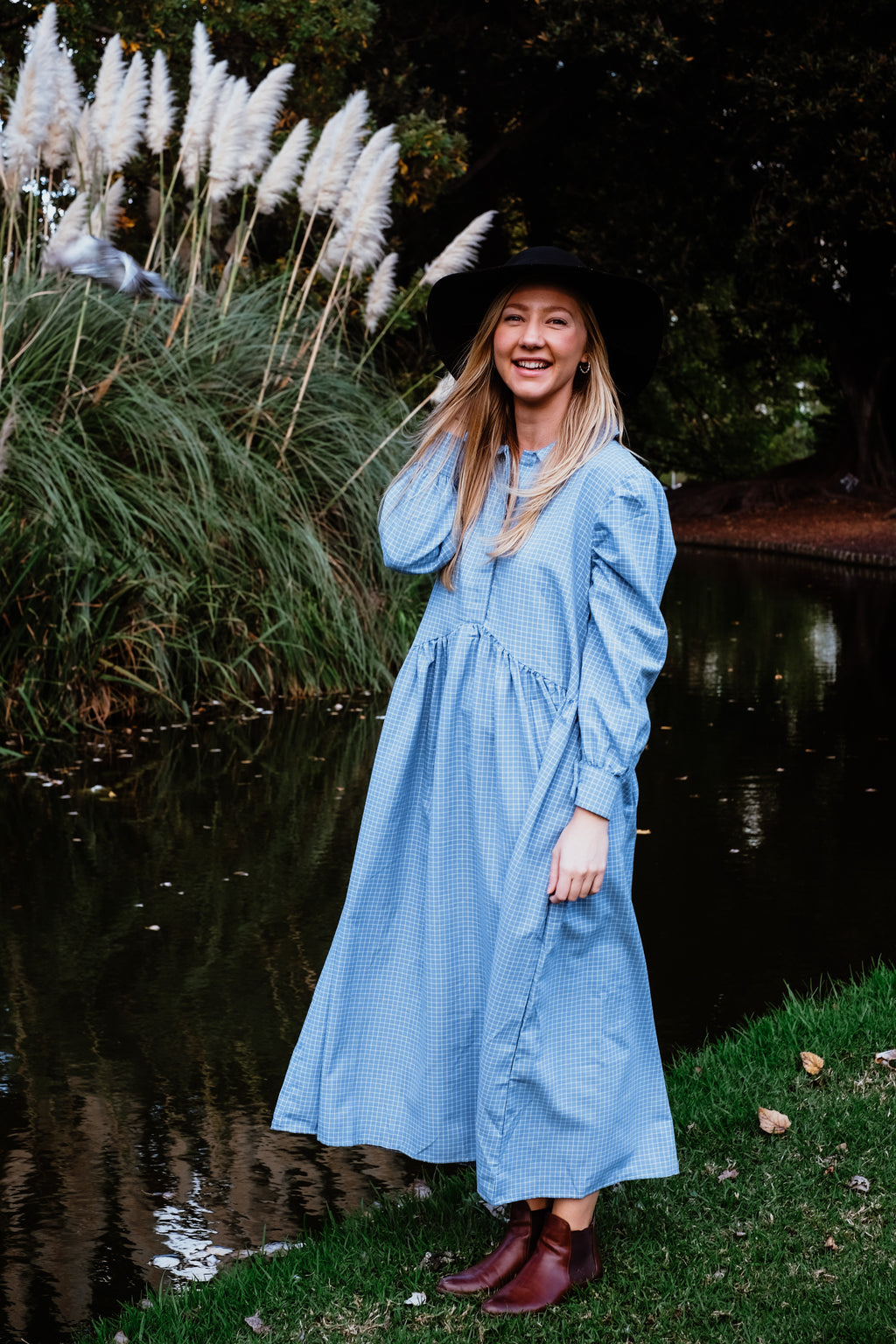 Margot Dress - Blue