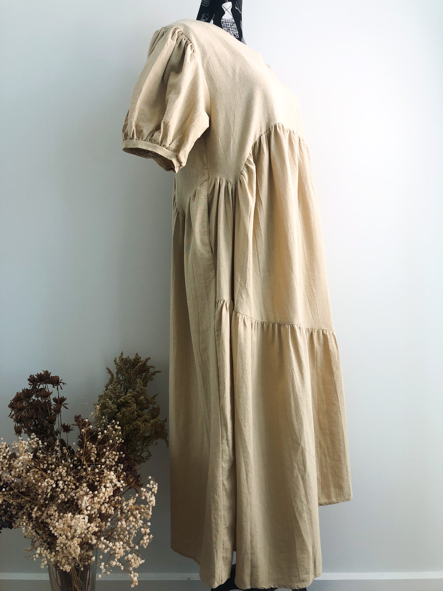 Anya Dress - Cream