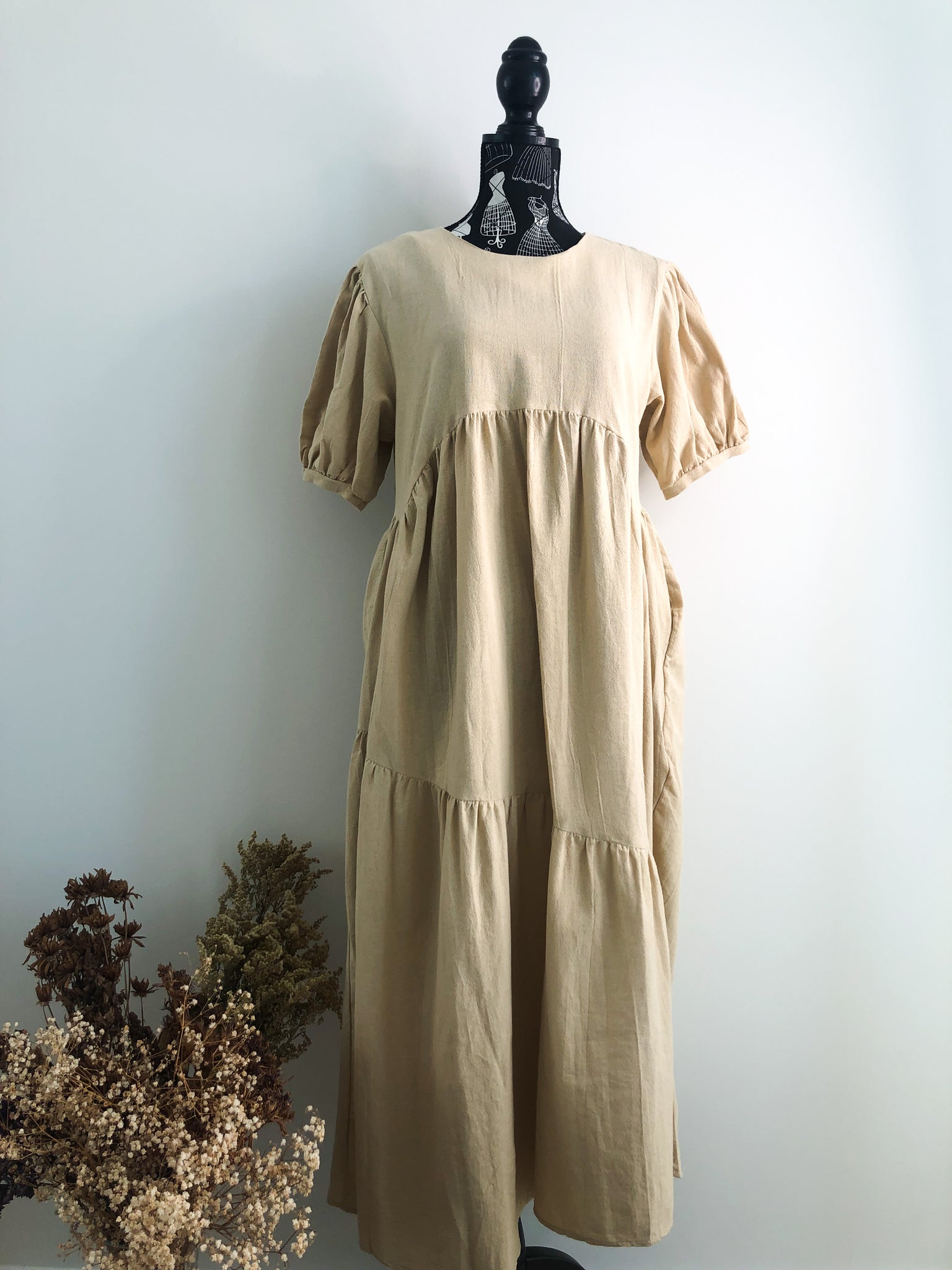 Anya Dress - Cream